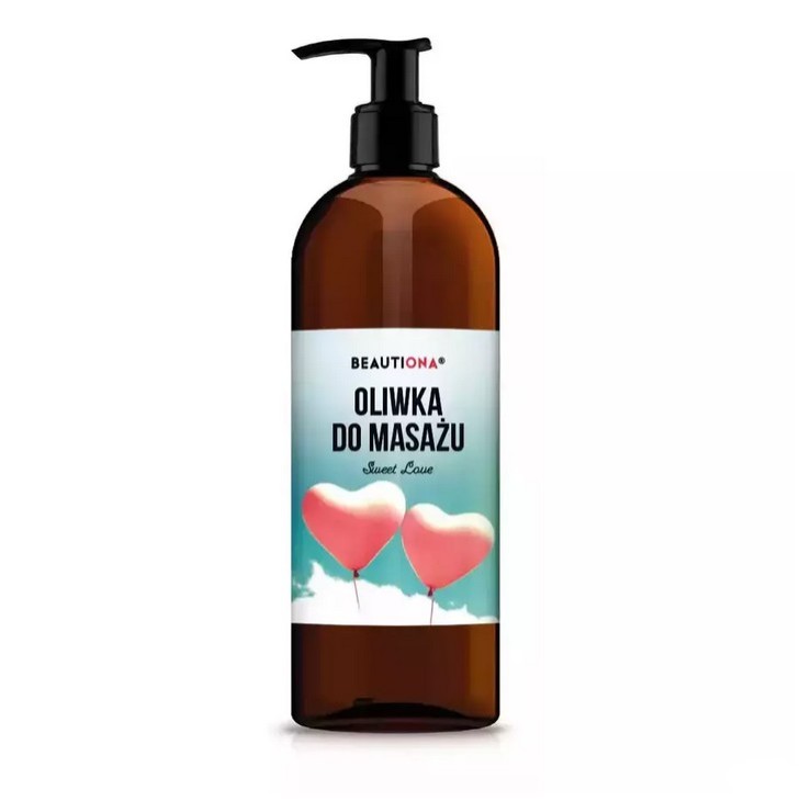 Masážní olej Beautiona Sladká láska 500ml - 